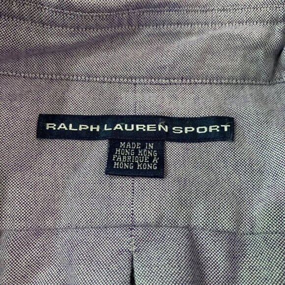 Ralph Lauren Dress Shirt Men’s Size Large 16” Neck 32” Length Purple Long Sleeve - Picture 3 of 4